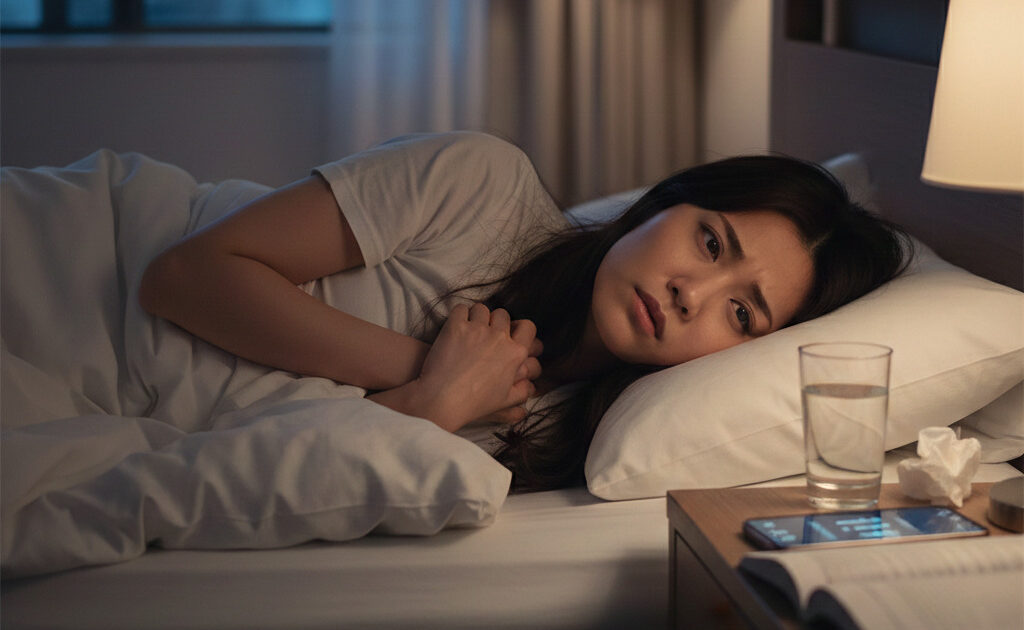 心がザワザワして眠れない夜に。自分でできる不安・緊張のケアに役立つ科学的アプローチ